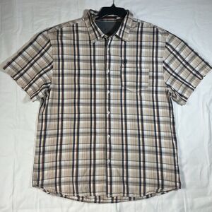 Marithe Francois Girbaud Shirt Mens 2XL Button Up Short Sleeve